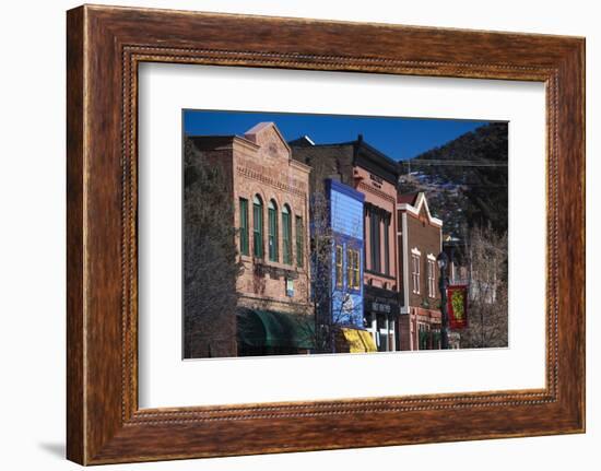 Downtown Buildings, Basalt, Colorado, USA-Walter Bibikow-Framed Photographic Print