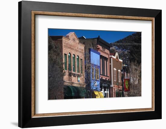 Downtown Buildings, Basalt, Colorado, USA-Walter Bibikow-Framed Photographic Print