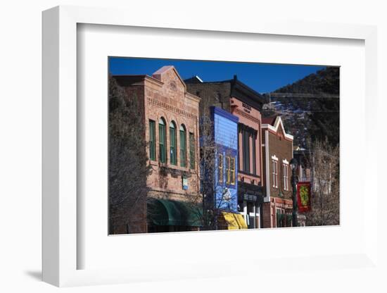 Downtown Buildings, Basalt, Colorado, USA-Walter Bibikow-Framed Photographic Print