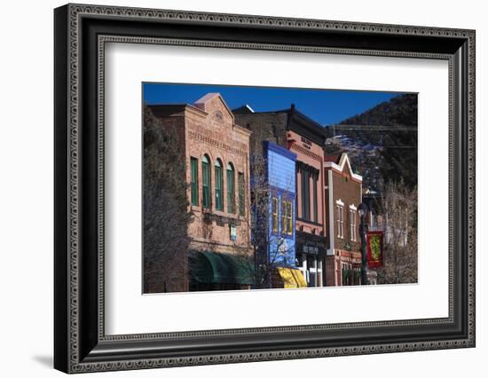 Downtown Buildings, Basalt, Colorado, USA-Walter Bibikow-Framed Photographic Print