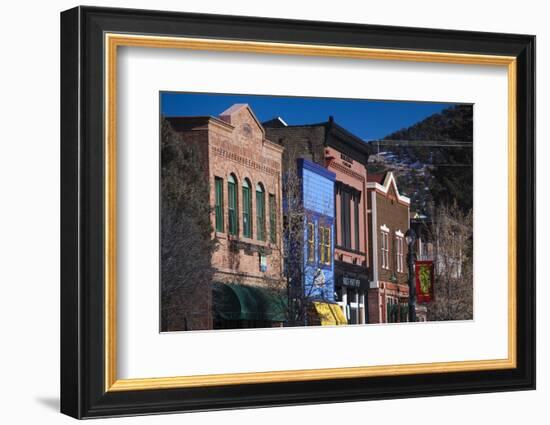 Downtown Buildings, Basalt, Colorado, USA-Walter Bibikow-Framed Photographic Print