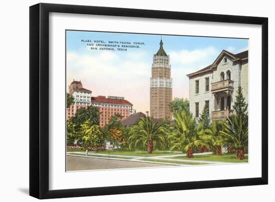 Downtown Buildings, San Antonio, Texas-null-Framed Art Print