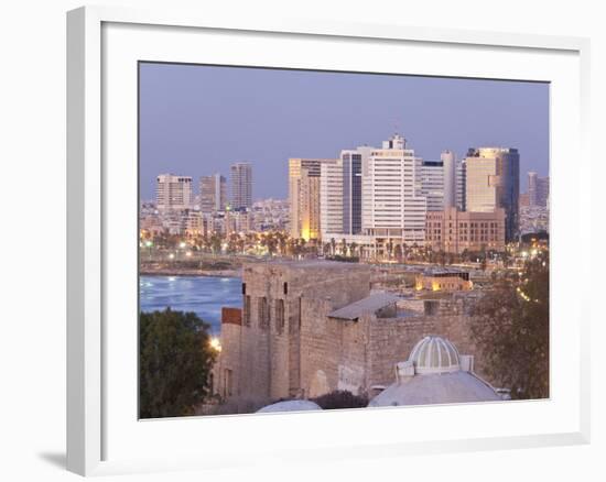 Downtown Buildings Viewed from Hapisgah Gardens Park, Tel Aviv, Israel, Middle East-Gavin Hellier-Framed Photographic Print