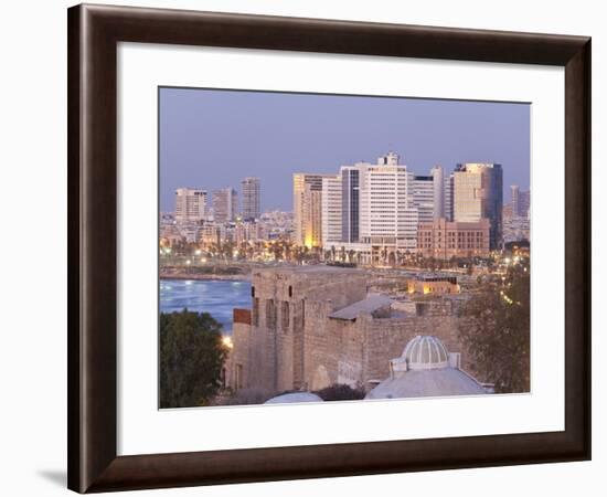 Downtown Buildings Viewed from Hapisgah Gardens Park, Tel Aviv, Israel, Middle East-Gavin Hellier-Framed Photographic Print
