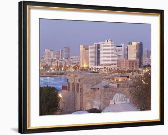 Downtown Buildings Viewed from Hapisgah Gardens Park, Tel Aviv, Israel, Middle East-Gavin Hellier-Framed Photographic Print