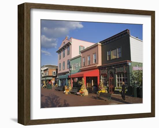 Downtown Cape May, Cape May County, New Jersey, United States of America, North America-Richard Cummins-Framed Photographic Print