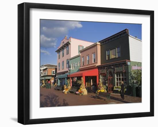 Downtown Cape May, Cape May County, New Jersey, United States of America, North America-Richard Cummins-Framed Photographic Print