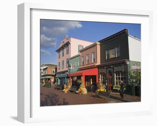 Downtown Cape May, Cape May County, New Jersey, United States of America, North America-Richard Cummins-Framed Photographic Print