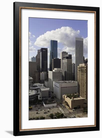 Downtown City Skyline, Houston, Texas, United States of America, North America-Gavin-Framed Photographic Print