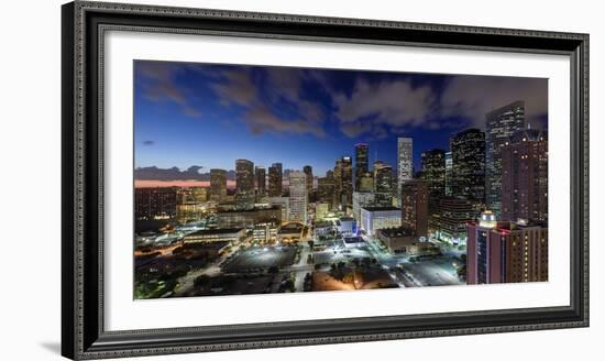 Downtown City Skyline, Houston, Texas, Usa-Gavin Hellier-Framed Photographic Print