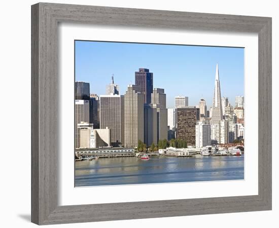 Downtown City Skyline, San Francisco, California, United States of America, North America-Gavin Hellier-Framed Photographic Print