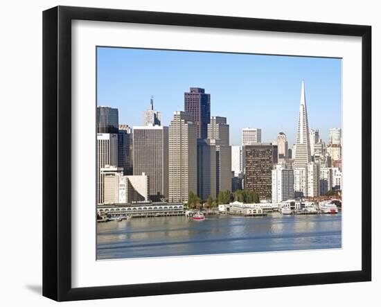 Downtown City Skyline, San Francisco, California, United States of America, North America-Gavin Hellier-Framed Photographic Print