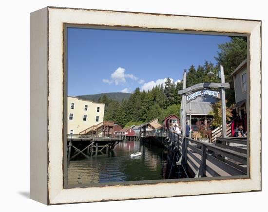 Downtown Creek Street, Ketchikan, Alaska, Usa-Savanah Stewart-Framed Premier Image Canvas