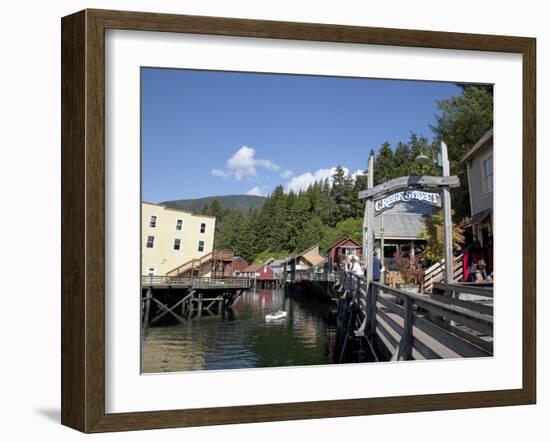 Downtown Creek Street, Ketchikan, Alaska, Usa-Savanah Stewart-Framed Photographic Print