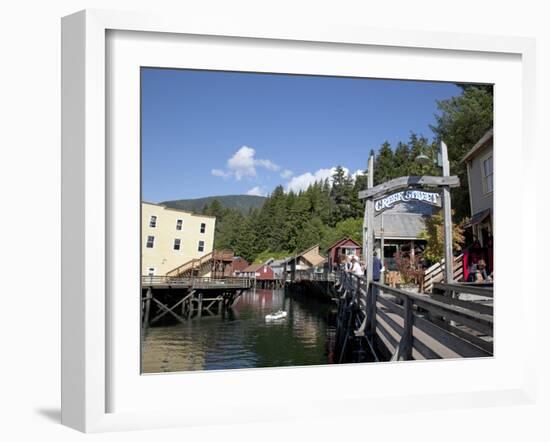 Downtown Creek Street, Ketchikan, Alaska, Usa-Savanah Stewart-Framed Photographic Print