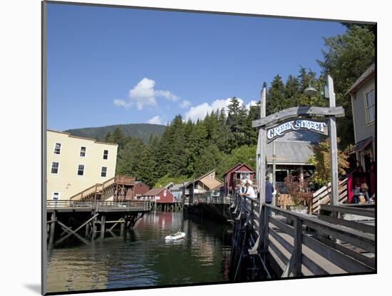 Downtown Creek Street, Ketchikan, Alaska, Usa-Savanah Stewart-Mounted Photographic Print