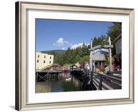Downtown Creek Street, Ketchikan, Alaska, Usa-Savanah Stewart-Framed Photographic Print