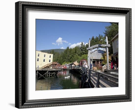 Downtown Creek Street, Ketchikan, Alaska, Usa-Savanah Stewart-Framed Photographic Print