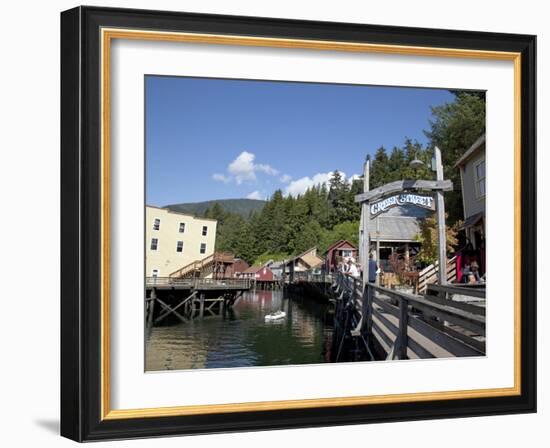 Downtown Creek Street, Ketchikan, Alaska, Usa-Savanah Stewart-Framed Photographic Print