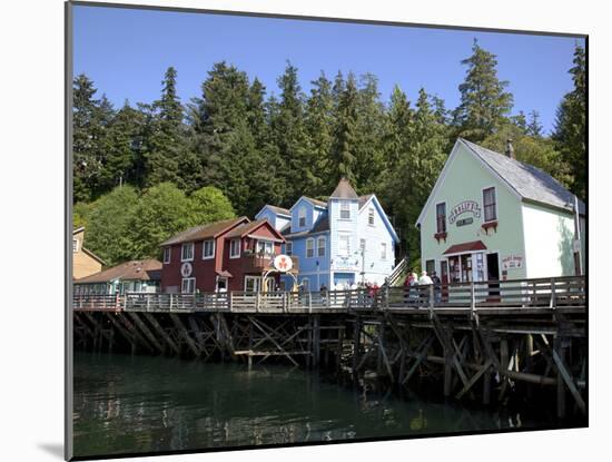 Downtown Creek Street, Ketchikan, Alaska, Usa-Savanah Stewart-Mounted Photographic Print