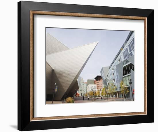 Downtown Denver Art Museum, Denver, Colorado, USA-Christian Kober-Framed Photographic Print