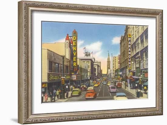 Downtown Denver, Colorado-null-Framed Art Print