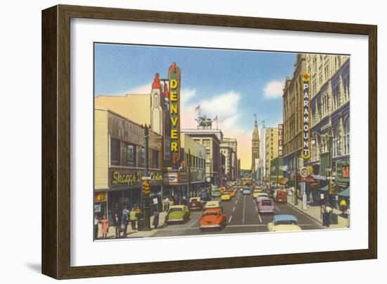 Downtown Denver, Colorado-null-Framed Art Print