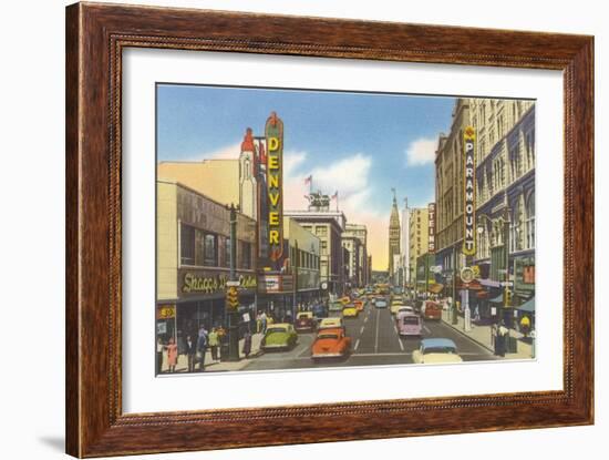 Downtown Denver, Colorado-null-Framed Art Print