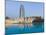 Downtown District With the Dubai Fountain, Address Building and Palace Hotel, Dubai, Uae-Amanda Hall-Mounted Photographic Print