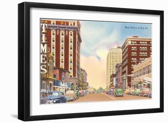 Downtown Erie, Pennsylvania-null-Framed Art Print