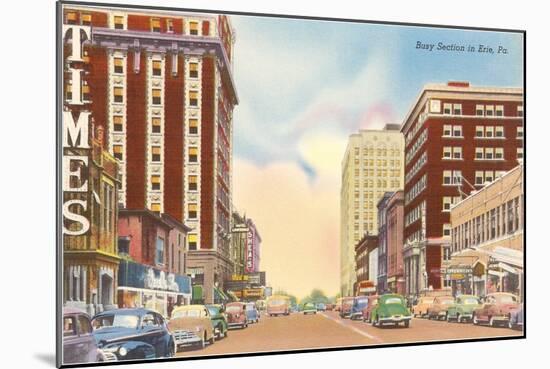 Downtown Erie, Pennsylvania-null-Mounted Art Print