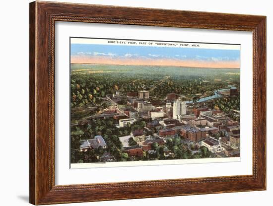 Downtown Flint, Michigan-null-Framed Art Print