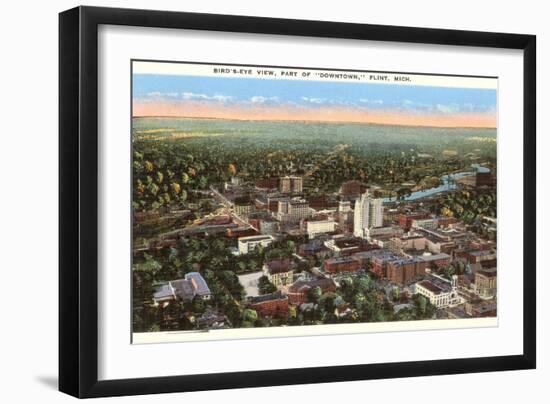 Downtown Flint, Michigan-null-Framed Art Print