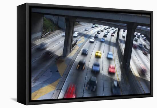 Downtown Freeway.-Jon Hicks-Framed Premier Image Canvas