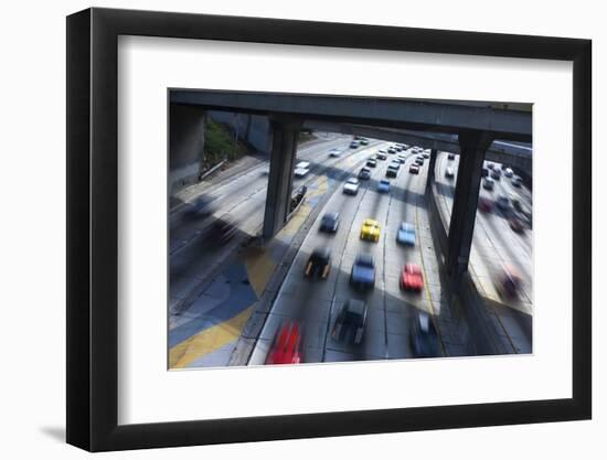 Downtown Freeway.-Jon Hicks-Framed Photographic Print