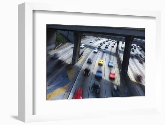 Downtown Freeway.-Jon Hicks-Framed Photographic Print