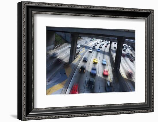 Downtown Freeway.-Jon Hicks-Framed Photographic Print