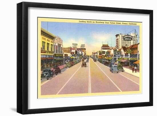 Downtown Fresno, California-null-Framed Art Print