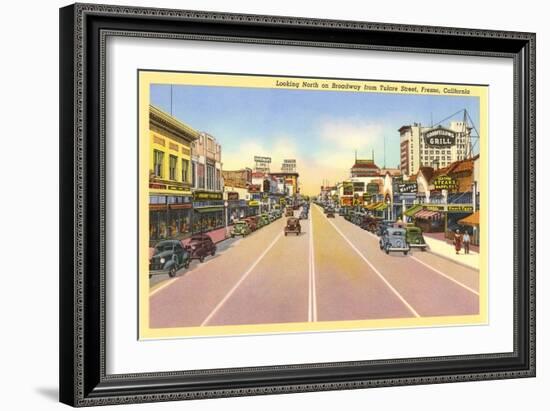 Downtown Fresno, California-null-Framed Art Print