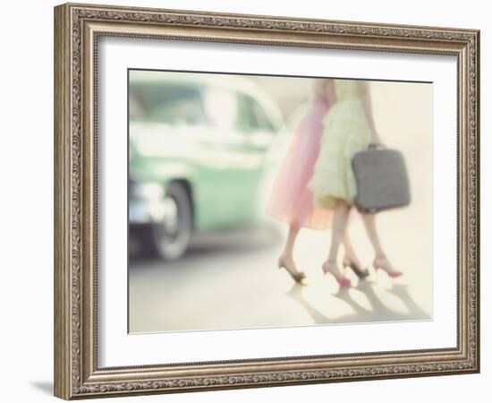 Downtown Girls-Mandy Lynne-Framed Art Print