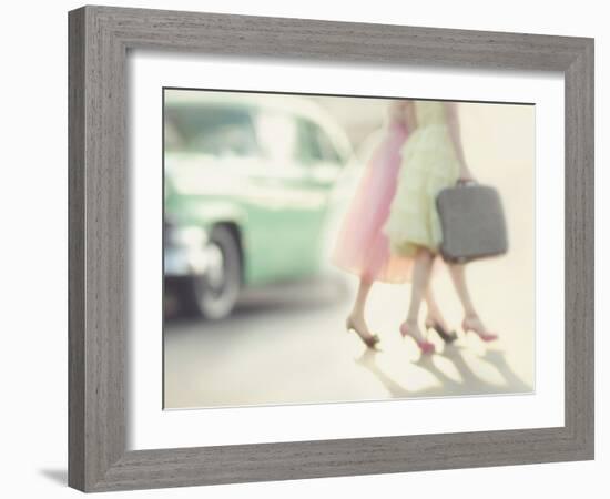 Downtown Girls-Mandy Lynne-Framed Art Print