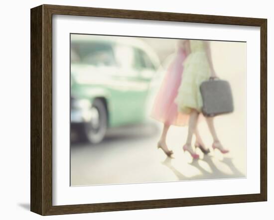 Downtown Girls-Mandy Lynne-Framed Art Print