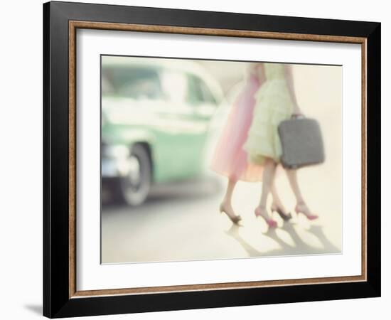 Downtown Girls-Mandy Lynne-Framed Art Print