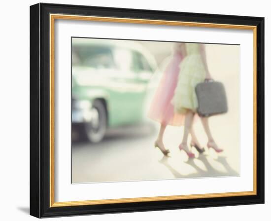 Downtown Girls-Mandy Lynne-Framed Art Print