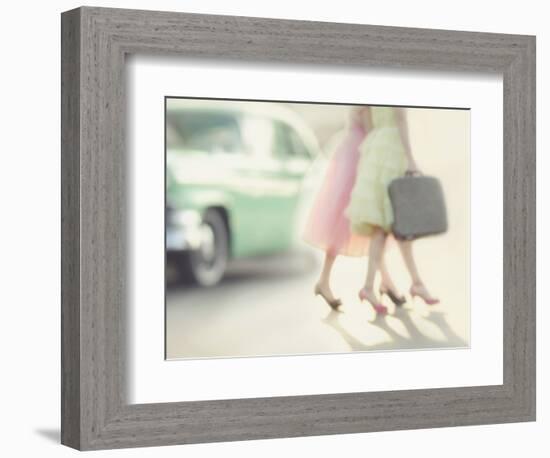 Downtown Girls-Mandy Lynne-Framed Art Print