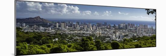 Downtown Honolulu, Hawaii, USA-Charles Crust-Mounted Photographic Print