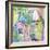 Downtown Houses-Wyanne-Framed Giclee Print