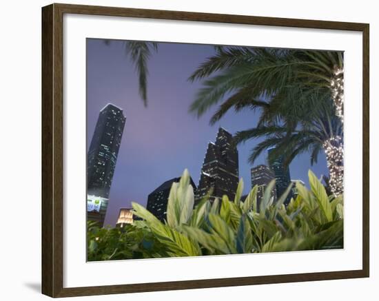 Downtown Houston, Texas, USA-Walter Bibikow-Framed Photographic Print