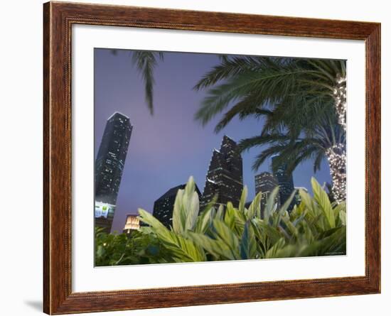 Downtown Houston, Texas, USA-Walter Bibikow-Framed Photographic Print