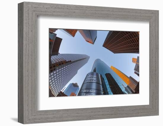 Downtown Houston.-Jon Hicks-Framed Premium Photographic Print